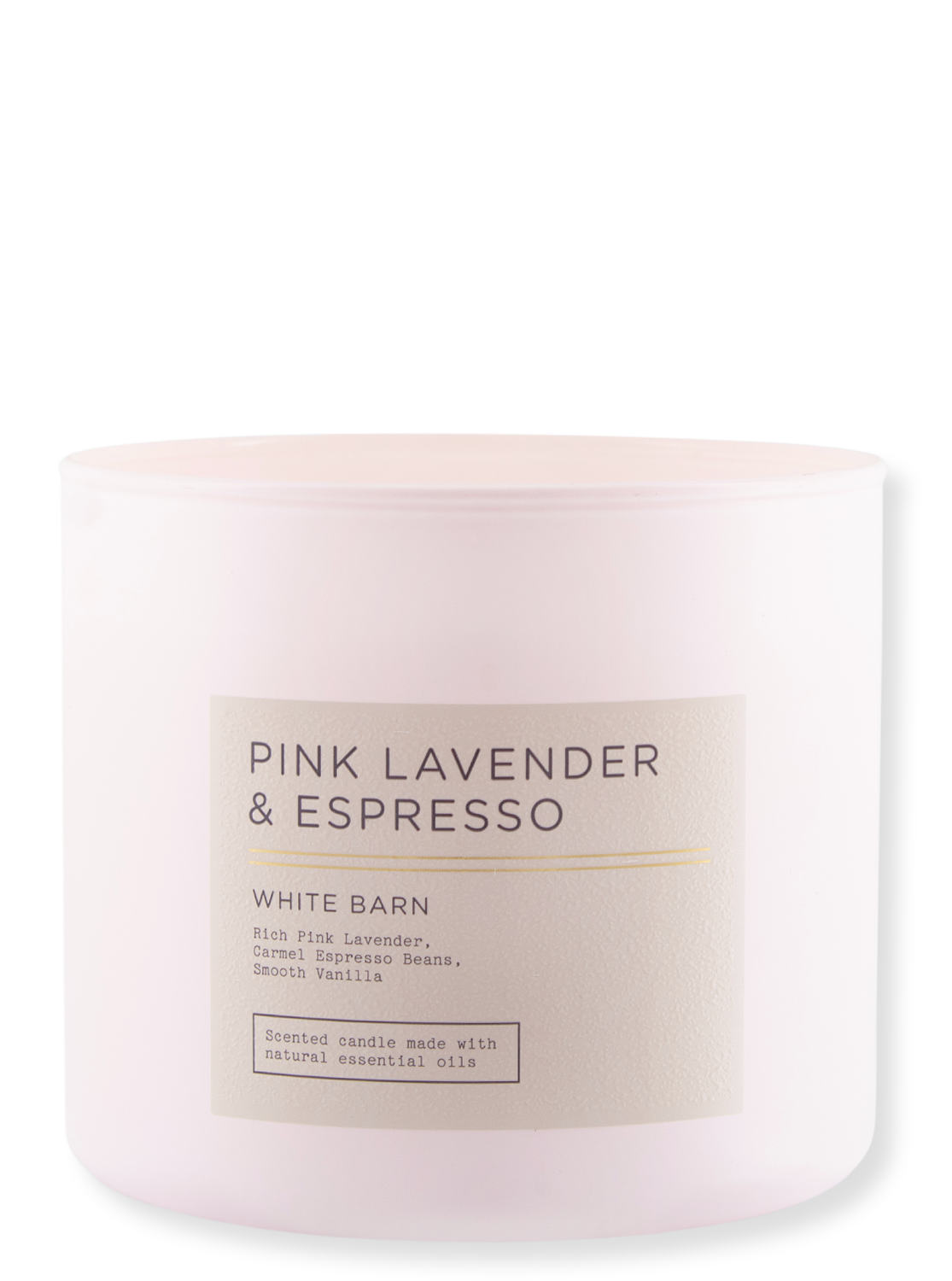 3-Wick Candle - Pink Lavender &amp; Espresso - 411g