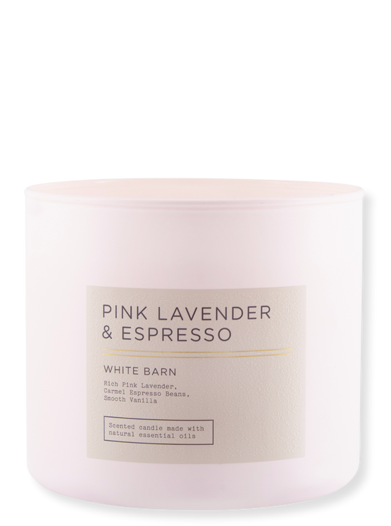 3-Wick Candle - Pink Lavender &amp; Espresso - 411g