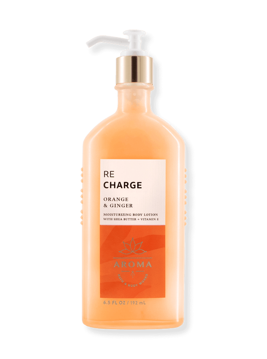 Body Lotion - AROMA - Re Charge - Orange & Ginger - 192ml