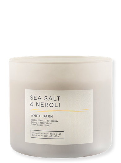 3-Wick Candle - Sea Salt &amp; Neroli - 411g