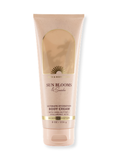Body Cream - Sun Blooms & Suede -  226g