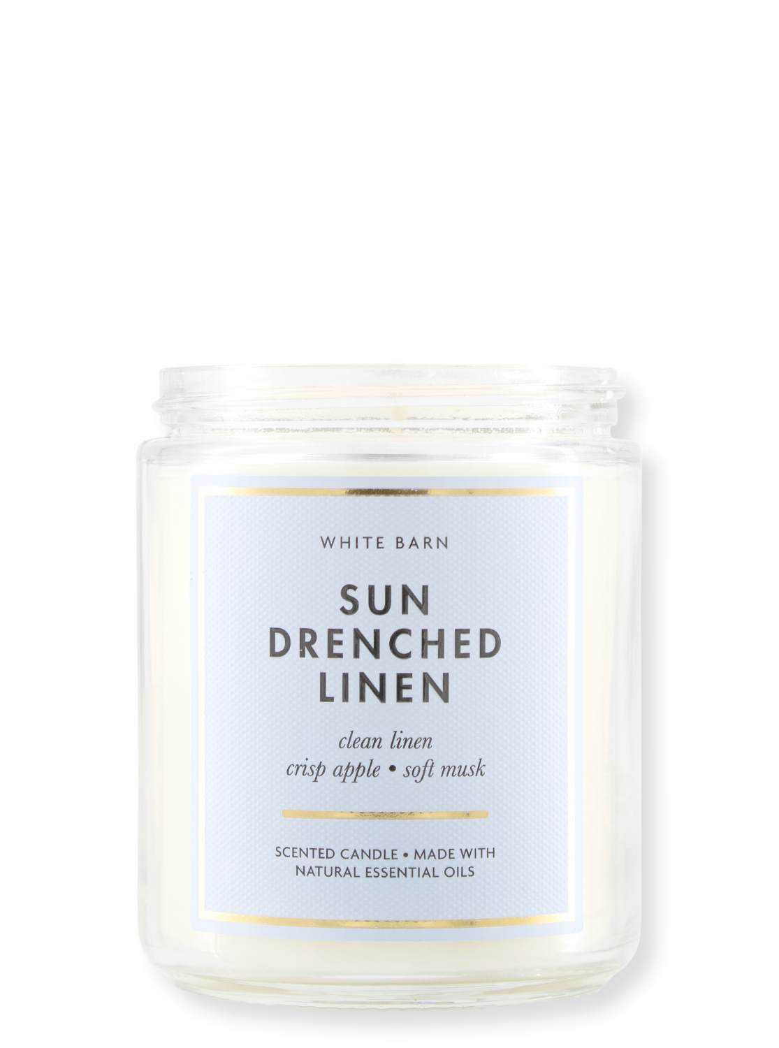 1-Wick Candle - Sun Drenched Linen - 198g