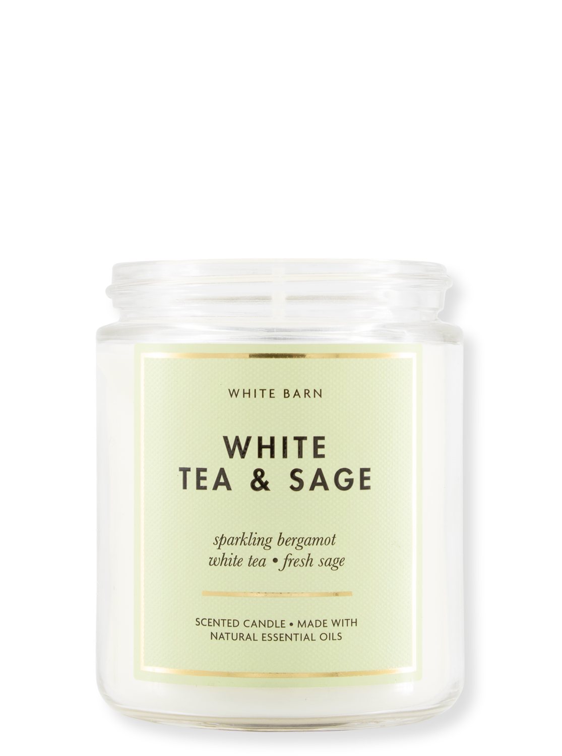 1-Docht Kerze - White Tea & Sage - 198g