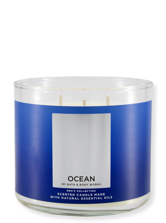 3 -Als kaarsen - Ocean - 411G